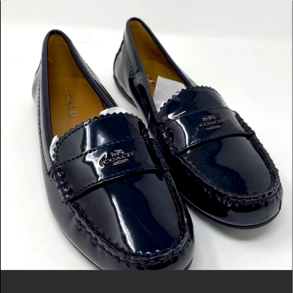 This a coach loafer in very good preowned condition perfect for working are play